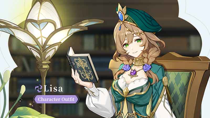 New Lisa Outfit In Genshin Impact