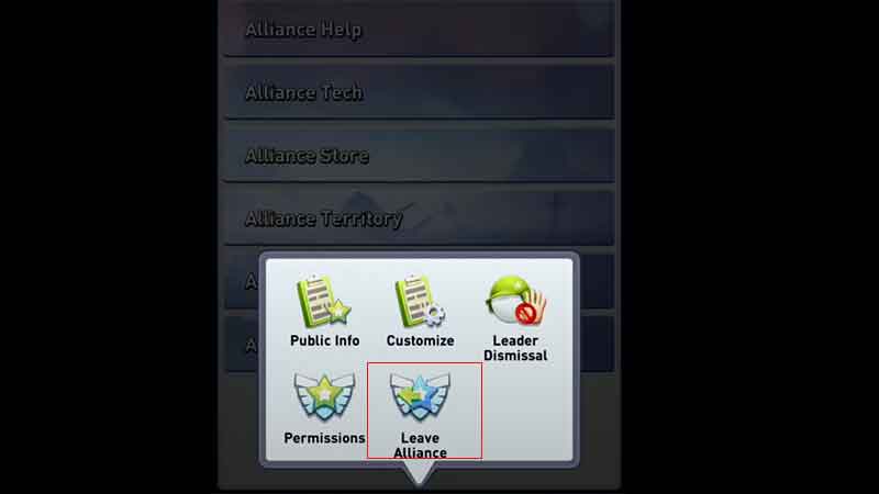 Top War Leave Alliance