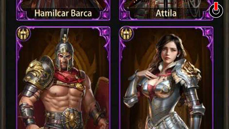All Legendary Generals in Evony
