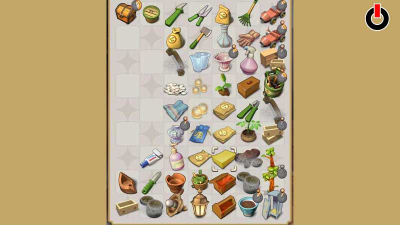 Arrange items to a side 