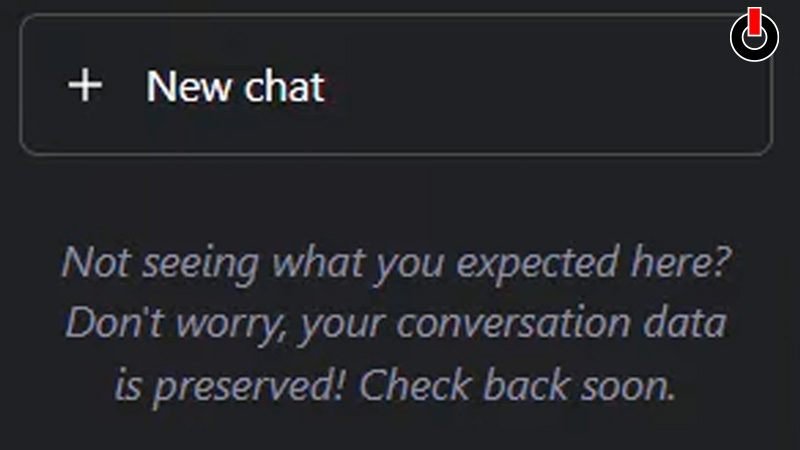 ChatGPT History Not Showing 