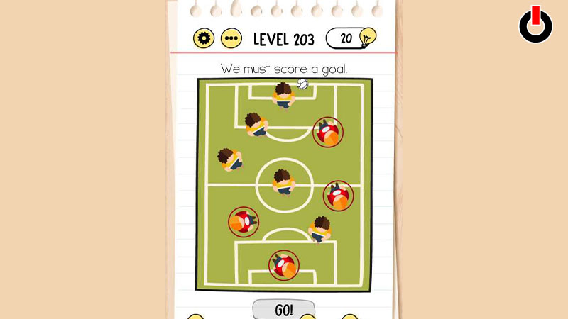 Answer for Level 203 in Brain Test Tricky Puzzles