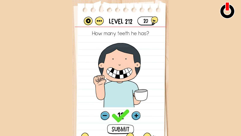 Answer for level 212