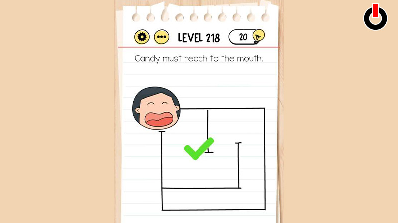 Answers for Level 218 in Brain Test Tricky Puzzles 