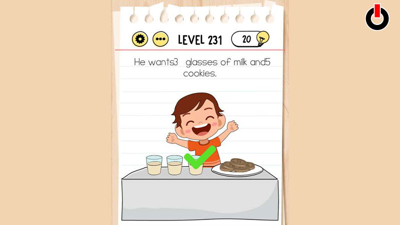 Answer for Level 231 