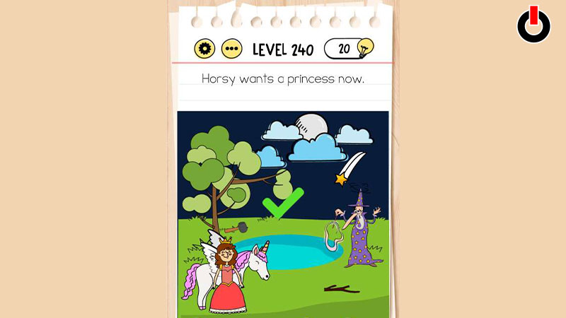 Answers for Level 240 in Brain Test Tricky Puzzles