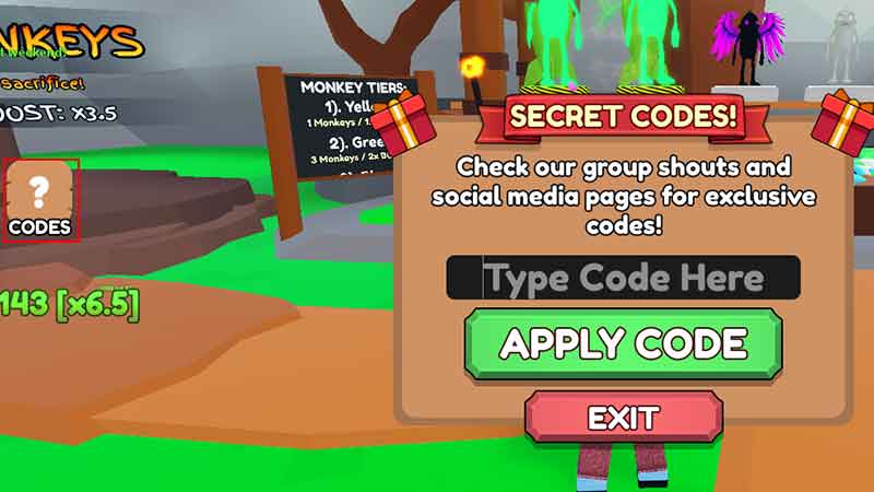 Roblox Monkey Tycoon Codes Redeem
