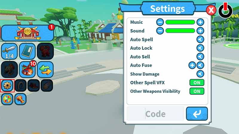 Roblox Weapon Fighting Simulator Codes