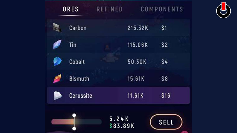 Sell Resources to Earn Cash