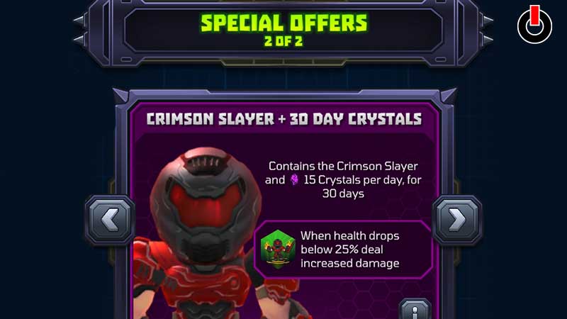 Use VIP In Mighty Doom