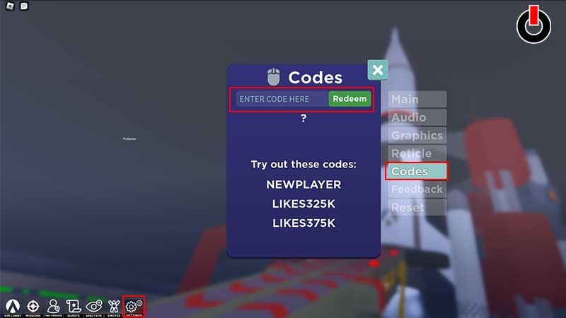 Redeem Aimblox Codes