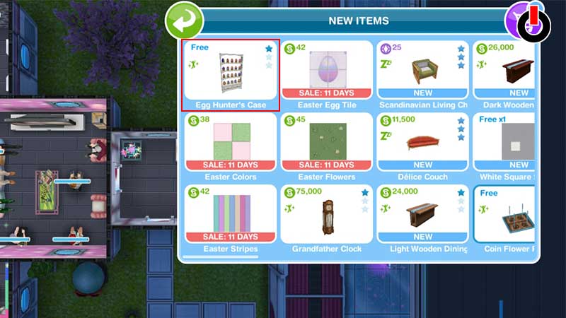 Egg Hunters Case Sims Freeplay