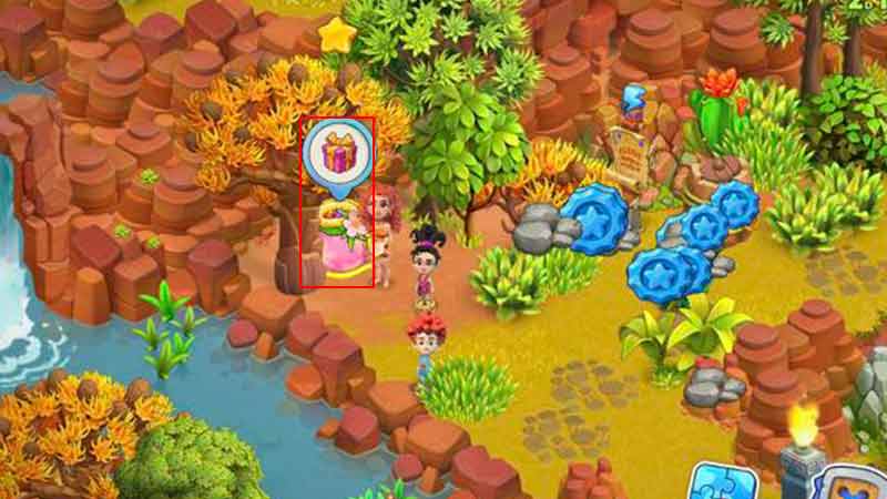 Hidden Pink Bag In Family Island