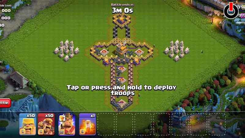 3 Star Dark Ages King Challenge COC