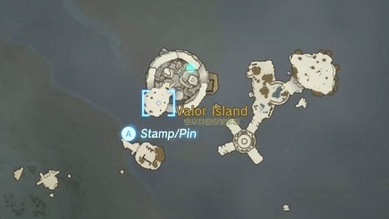 Get to Valor island TotK