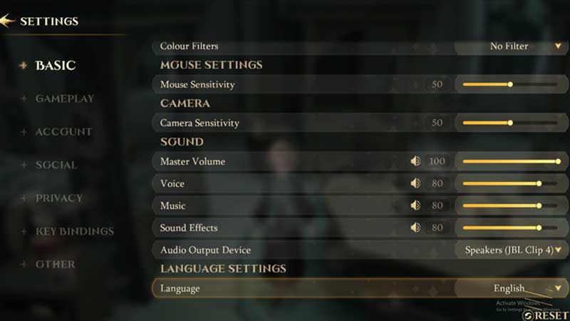 change language in harry potter magic awakened