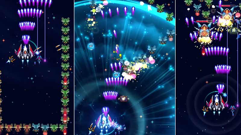galaga space shooter game