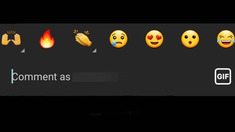 comment gif on instagram reels or posts