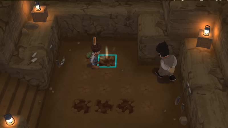 mine at dig site in story of seasons a wonderful life