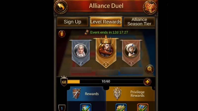 alliance duel event evony