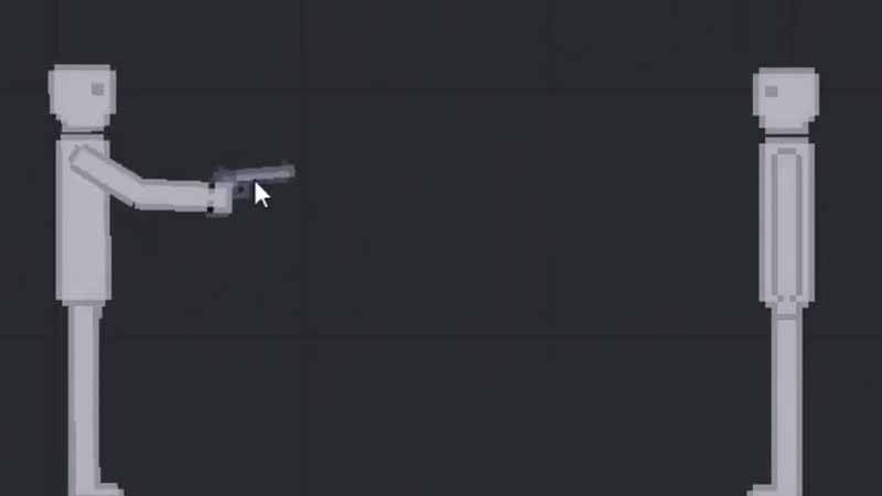 hold things or gun in people playground