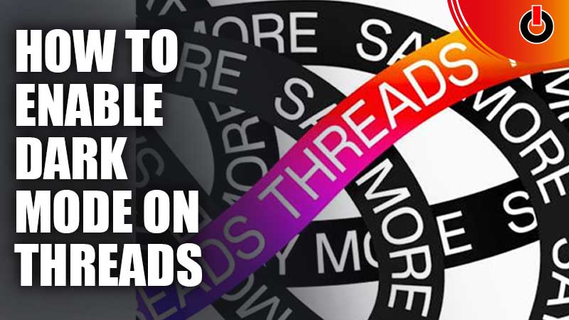 how to enable dark mode on threads