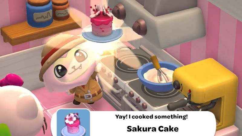bake cake in hello kitty island adventure