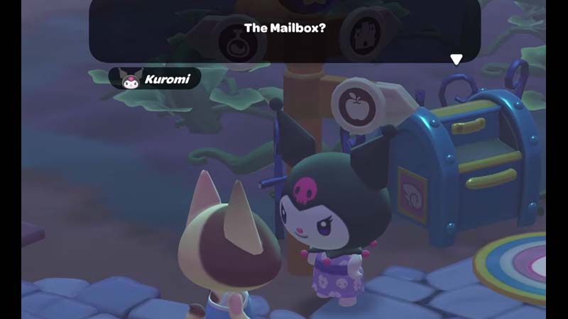 fast travel mailbox hello kitty island adventure