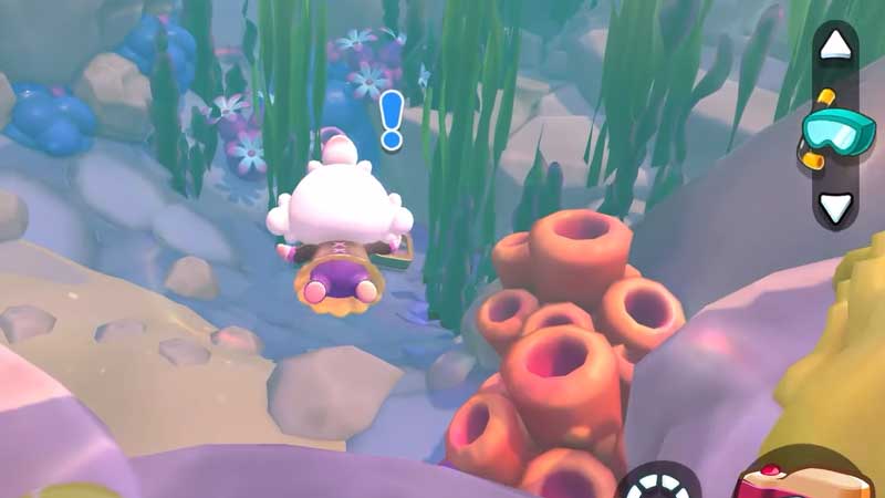 get a snorkel in hello kitty island adventure