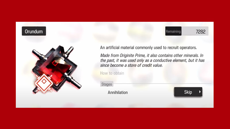 get orundum in arknights