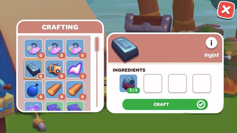 how to craft iron ingot 