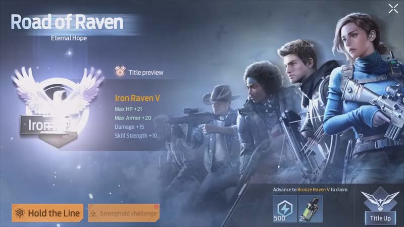 increase rating in undawn