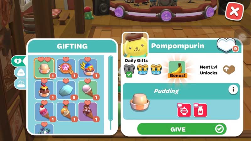 pompompurin hello kitty island adventure