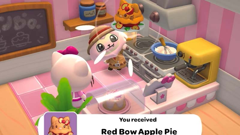 red bow apple pie