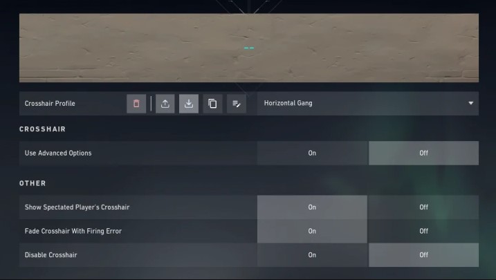 valorant import crosshair codes 3