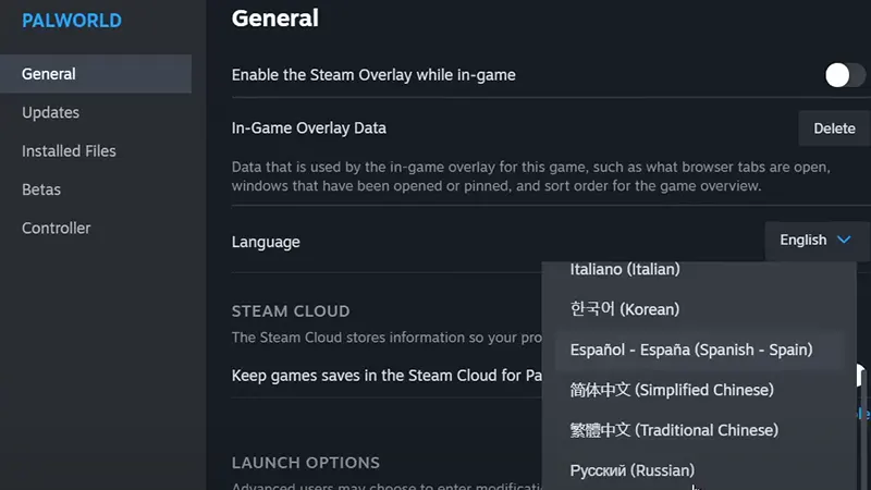 How to Switch Language in Palworld