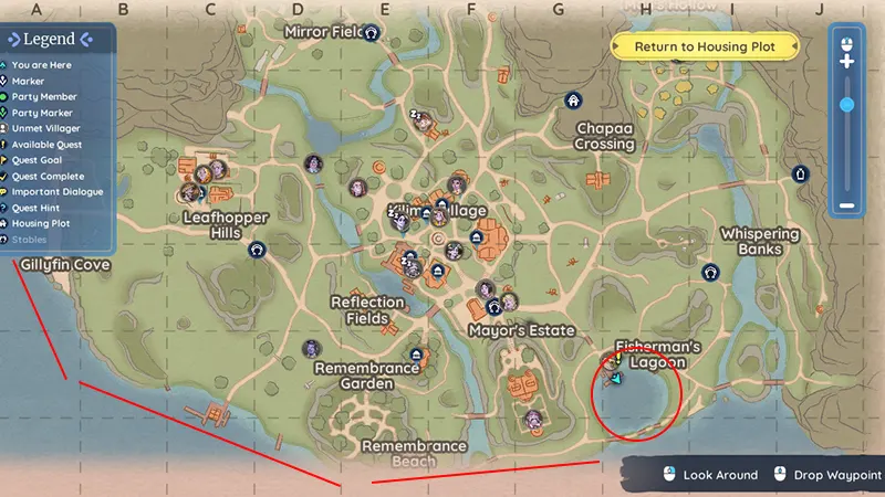 Palia Alligator Gar Locations