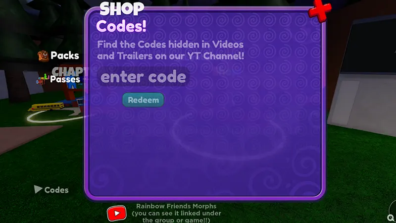 Roblox Rainbow Friends Morphs Codes